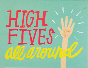 high-fives